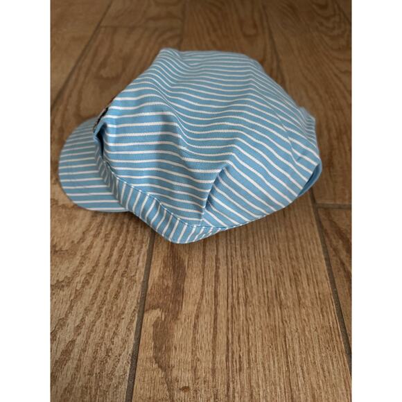 Disney Adult Mickey & Minnie's Runaway Railroad Blue Stripe Train Conductor Hat - Picture 3 of 5